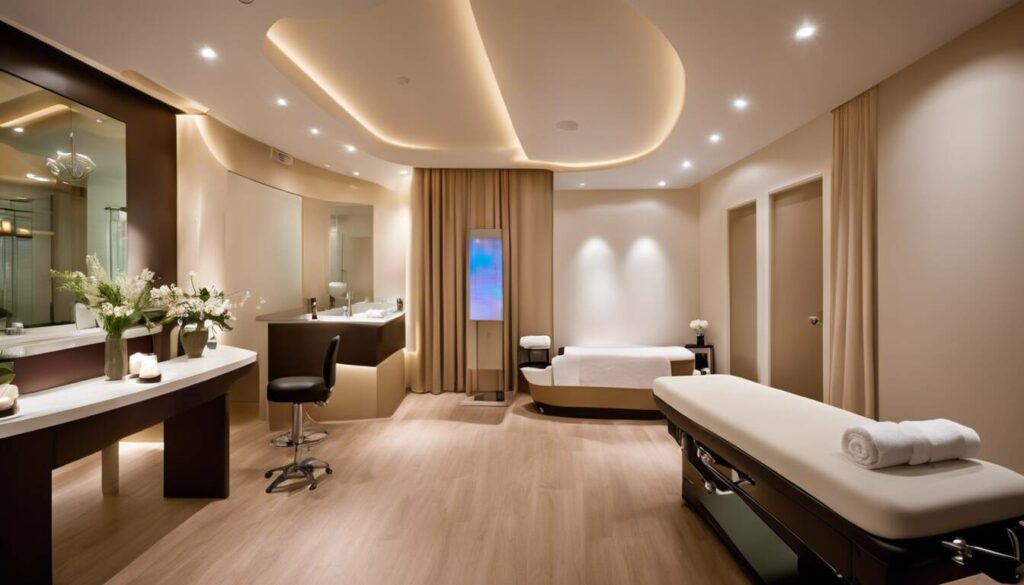 luxury med spa with high income